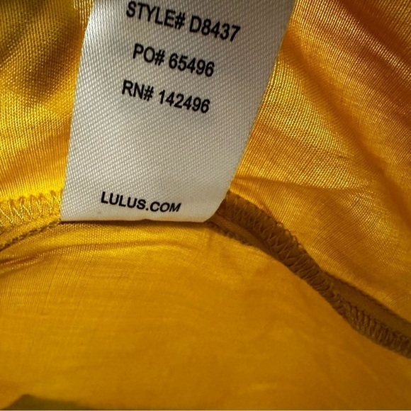 LULUS Positively Perfect Mustard Yellow Wrap Dress - Picture 11 of 14